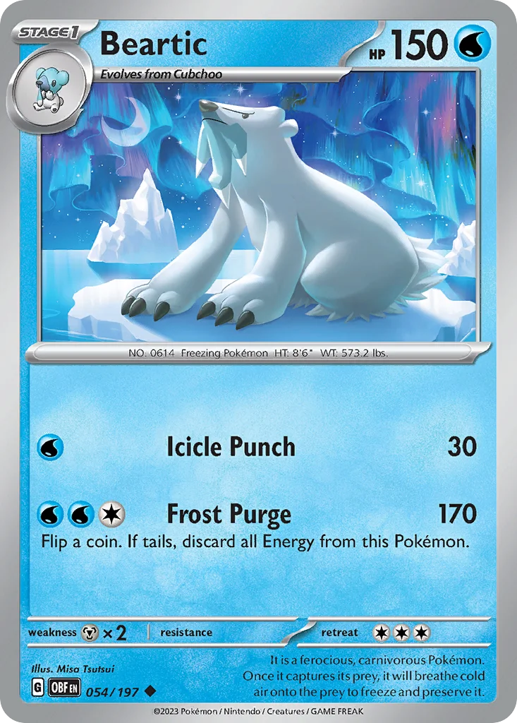 Beartic 054/197 Uncommon