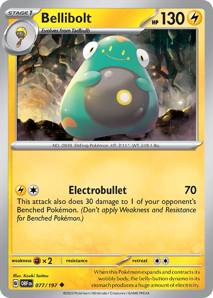 Bellibolt 077/197 Uncommon