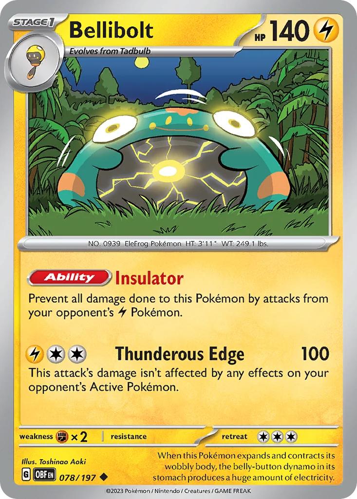 Bellibolt 078/197 Uncommon