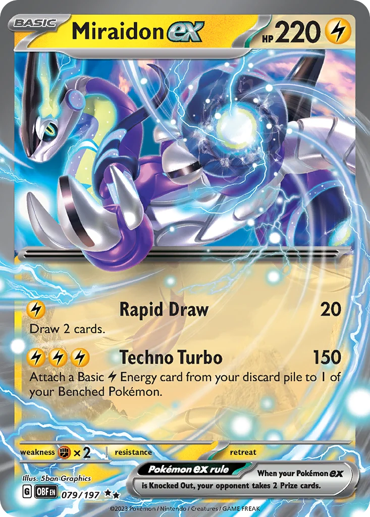 Miraidon ex 079/197 Double rare