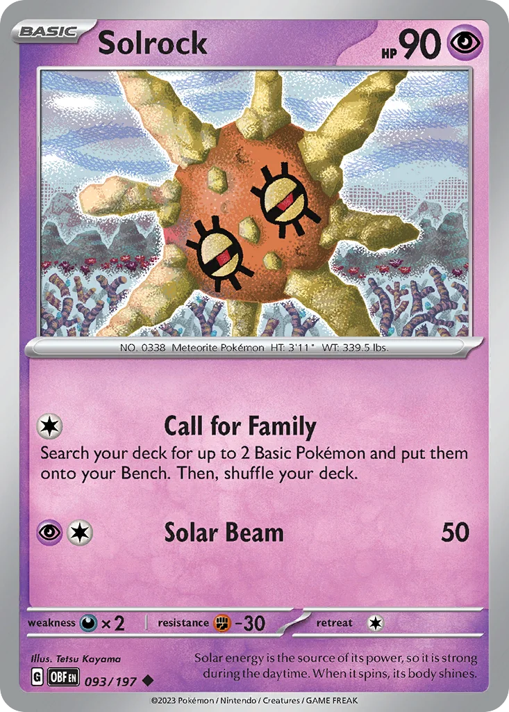 Solrock 093/197 Uncommon