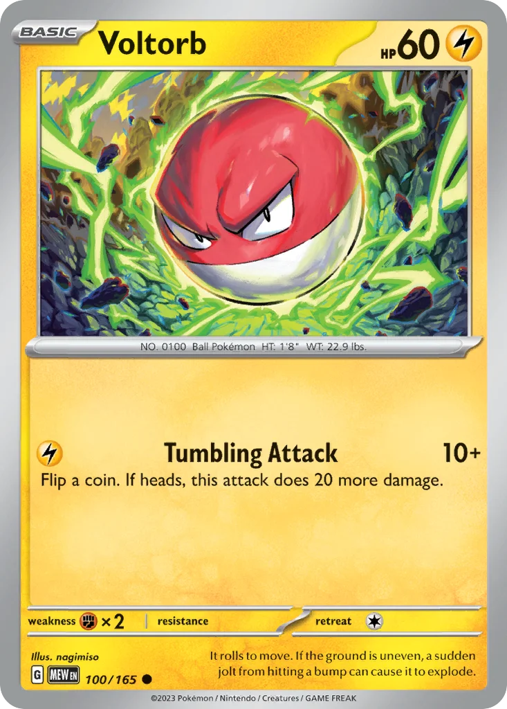 Voltorb 100/165 Common
