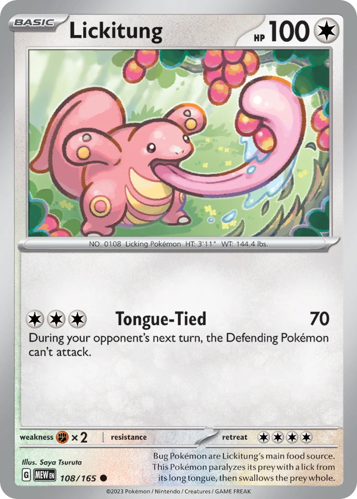 Lickitung 108/165 Common