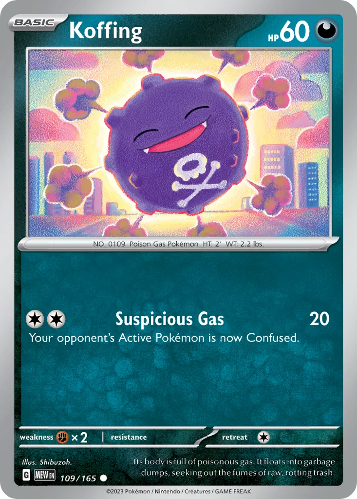 Koffing 109/165 Common