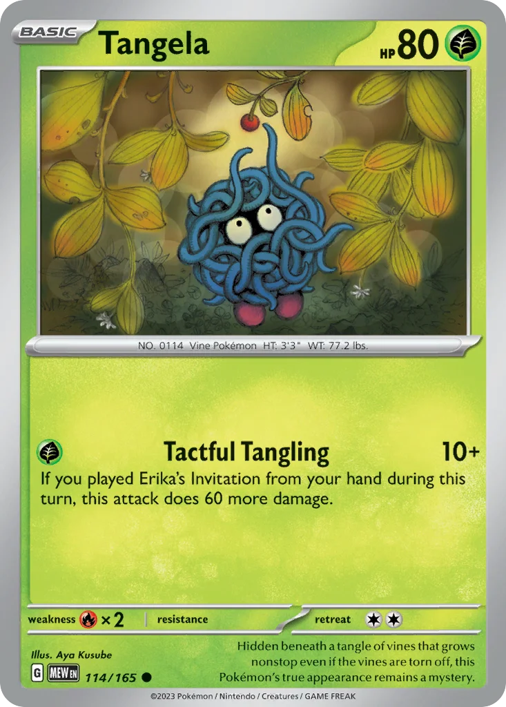 Tangela 114/165 Common