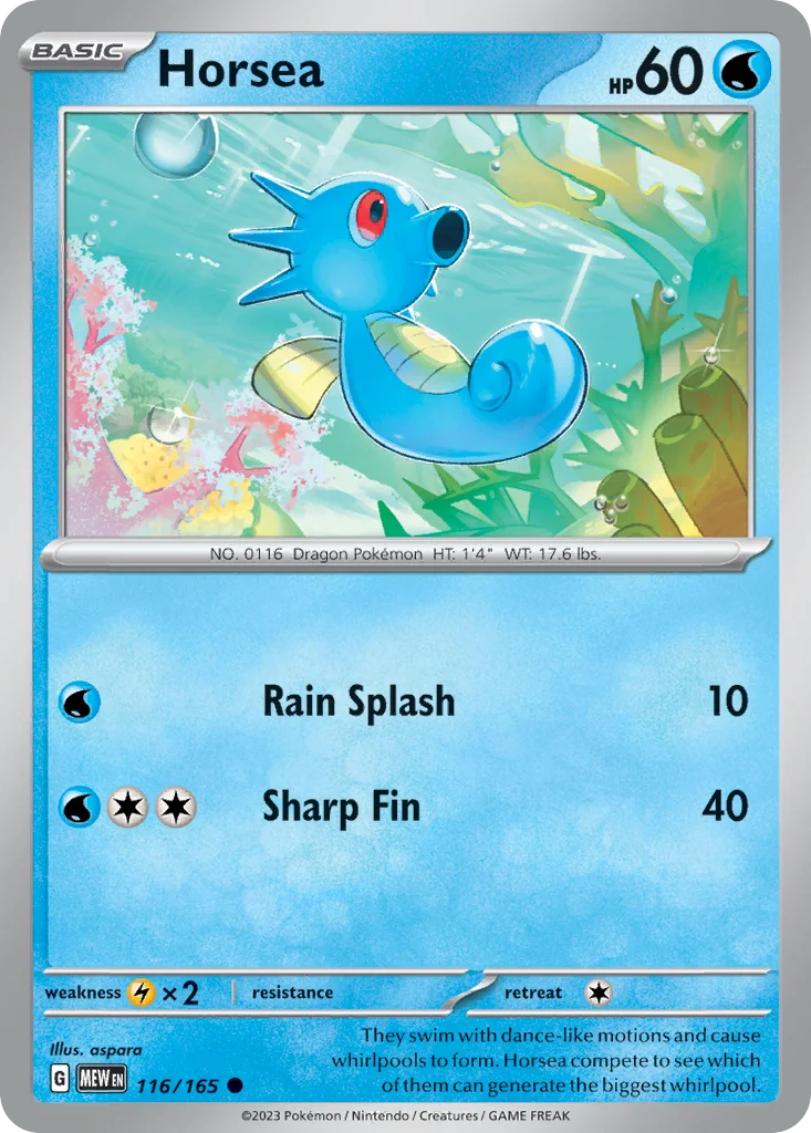 Horsea 116/165 Common
