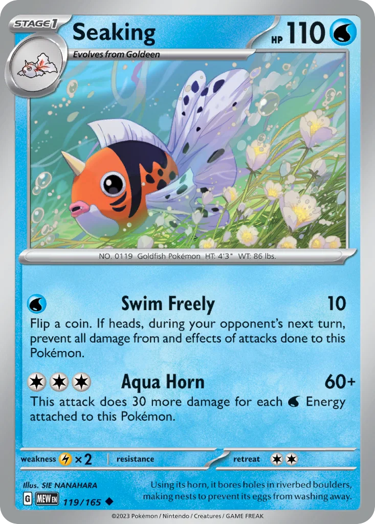 Seaking 119/165 Uncommon