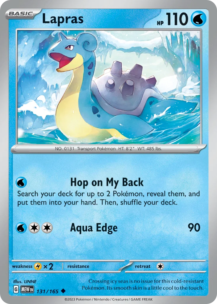 Lapras 131/165 Uncommon