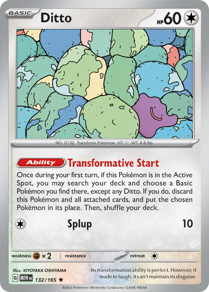 Ditto 132/165 Rare