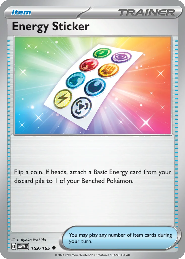 Energy Sticker 159/165 Uncommon