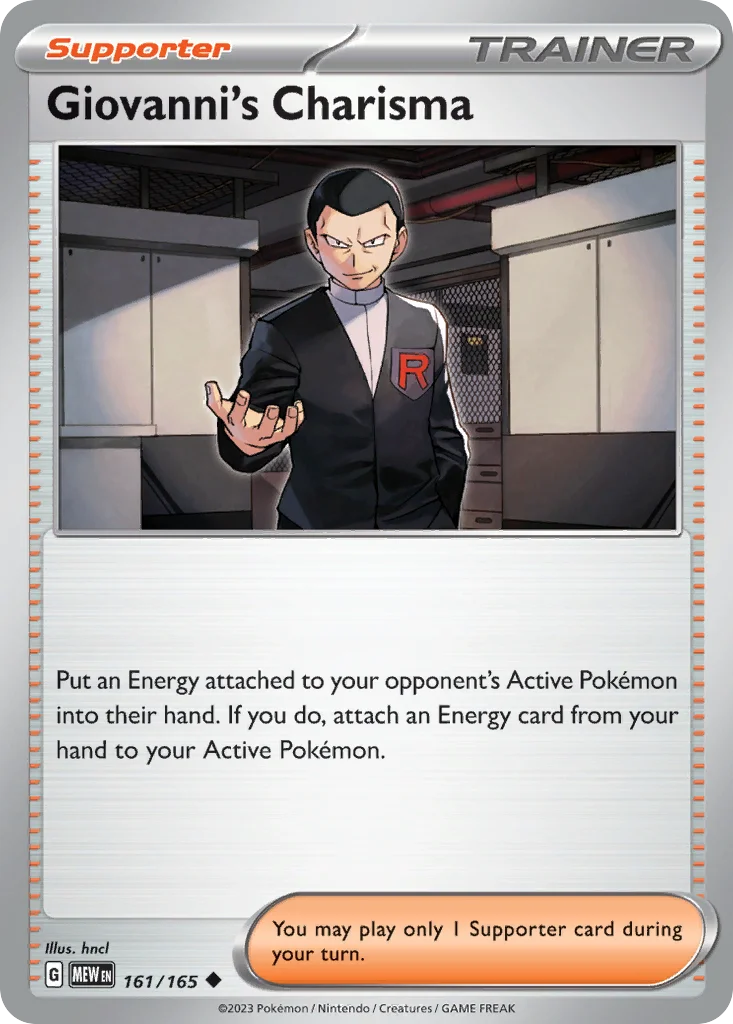 Giovanni's Charisma 161/165 Uncommon