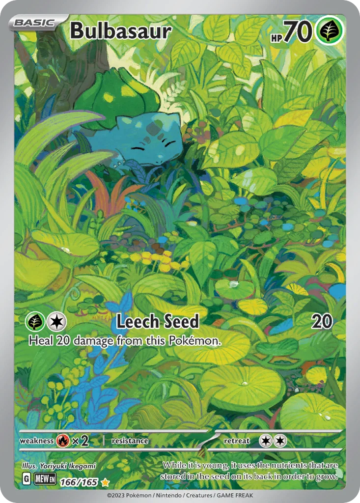 Bulbasaur 166/165 Illustration rare
