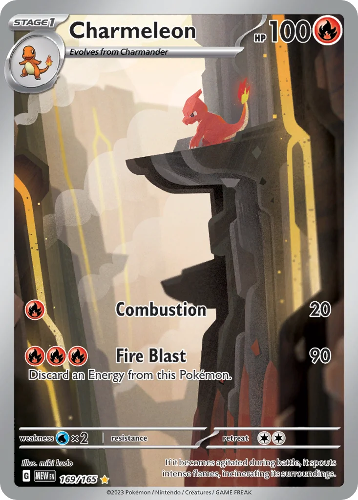 Charmeleon 169/165 Illustration rare