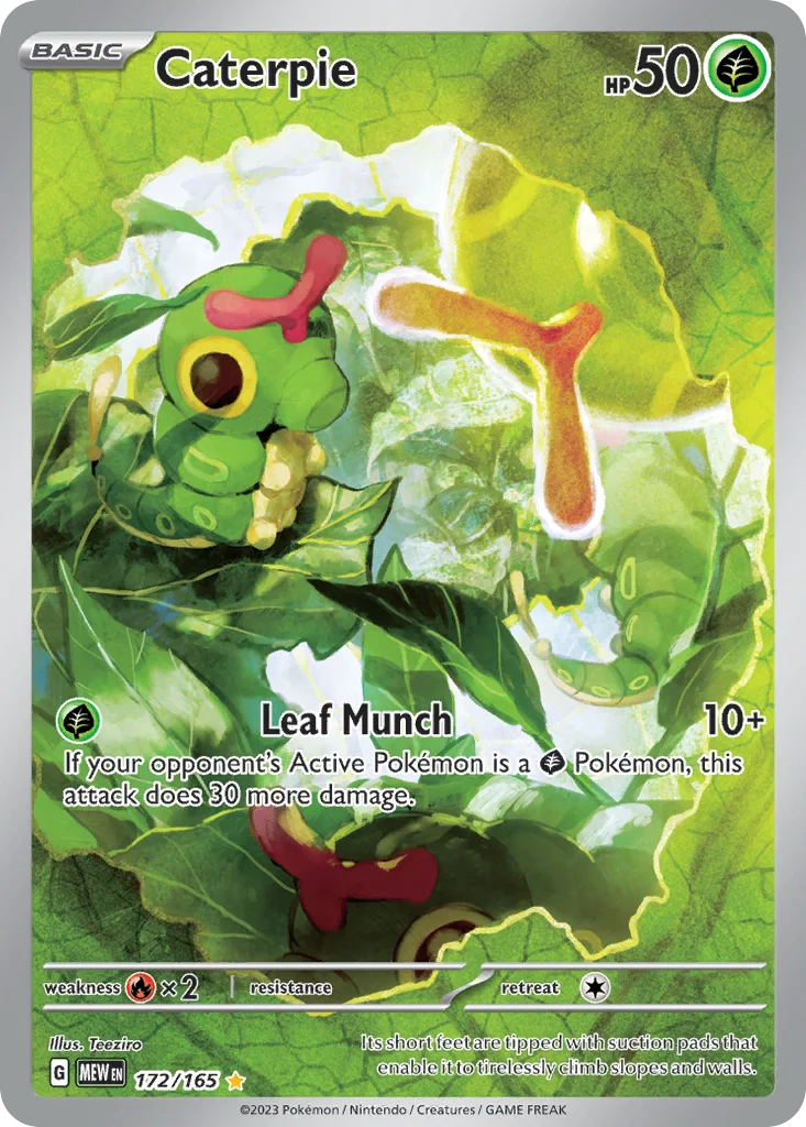 Caterpie 172/165 Illustration rare