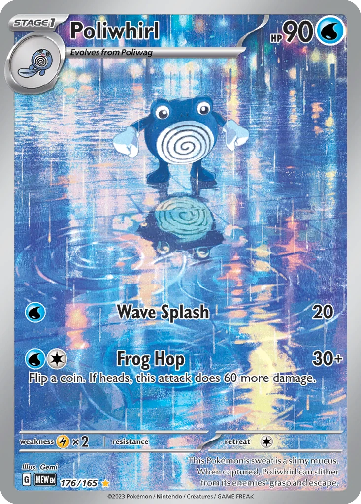 Poliwhirl 176/165 Illustration rare