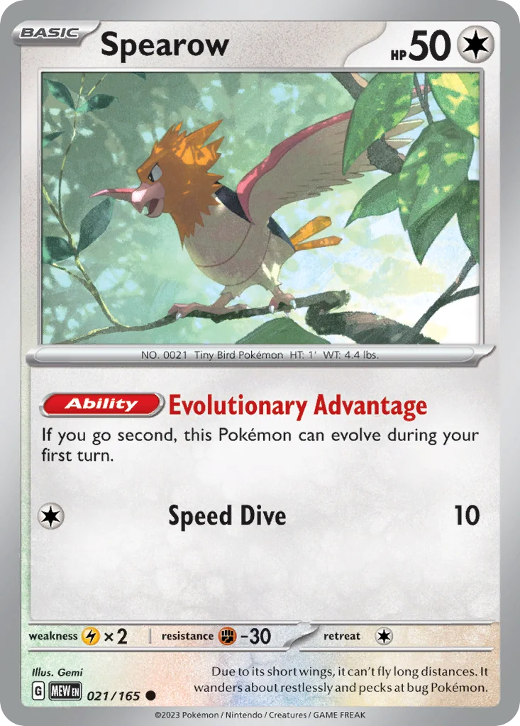 sv3pt5-21 Spearow 021/165 Common