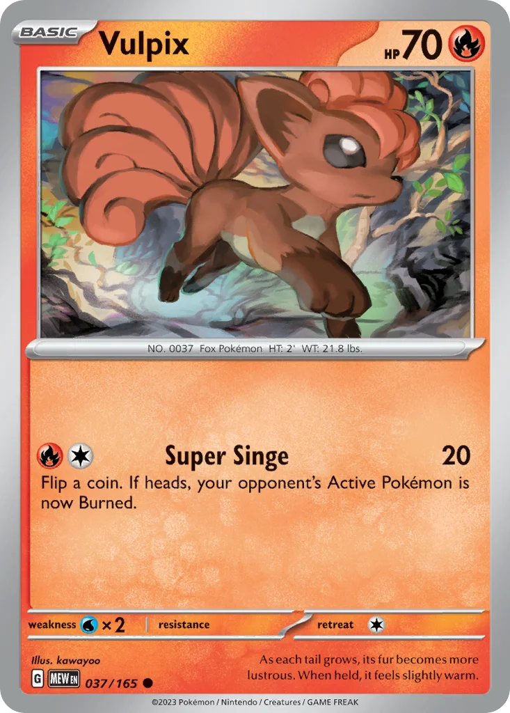 sv3pt5-37 Vulpix 037/165 Common