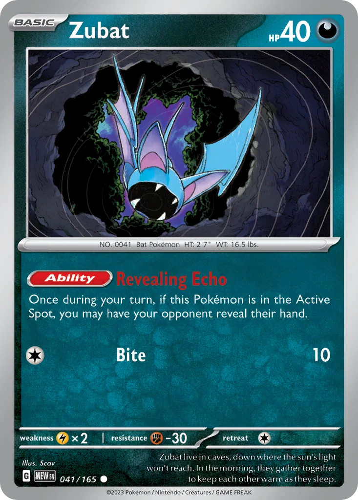 sv3pt5-41 Zubat 041/165 Common