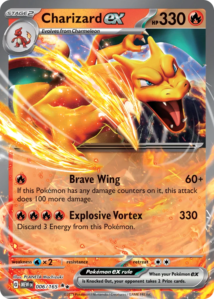sv3pt5-6 Charizard ex 006/165 Double rare