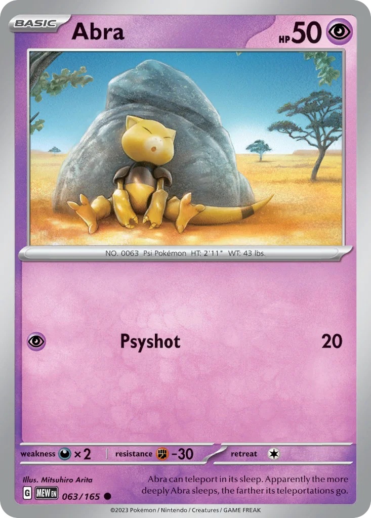 Abra 063/165 Common
