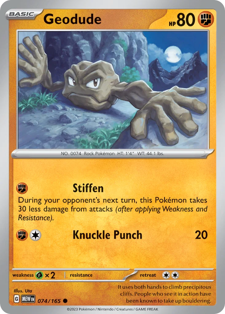 Geodude 074/165 Common