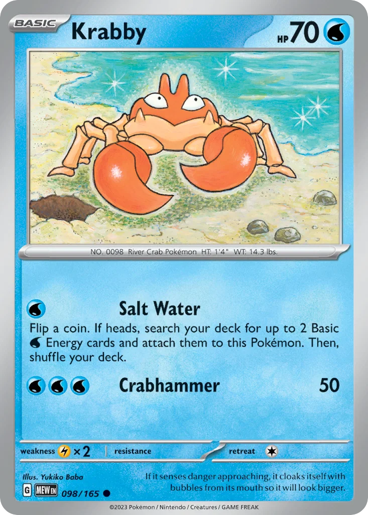 Krabby 098/165 Common