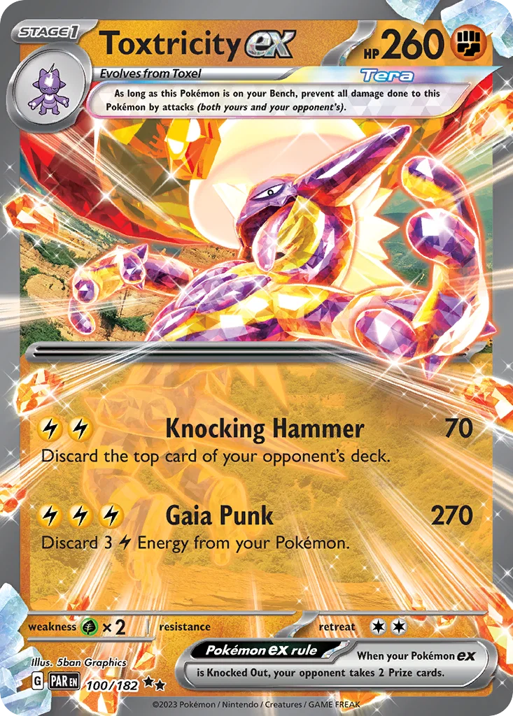 Toxtricity ex 100/182 Double rare