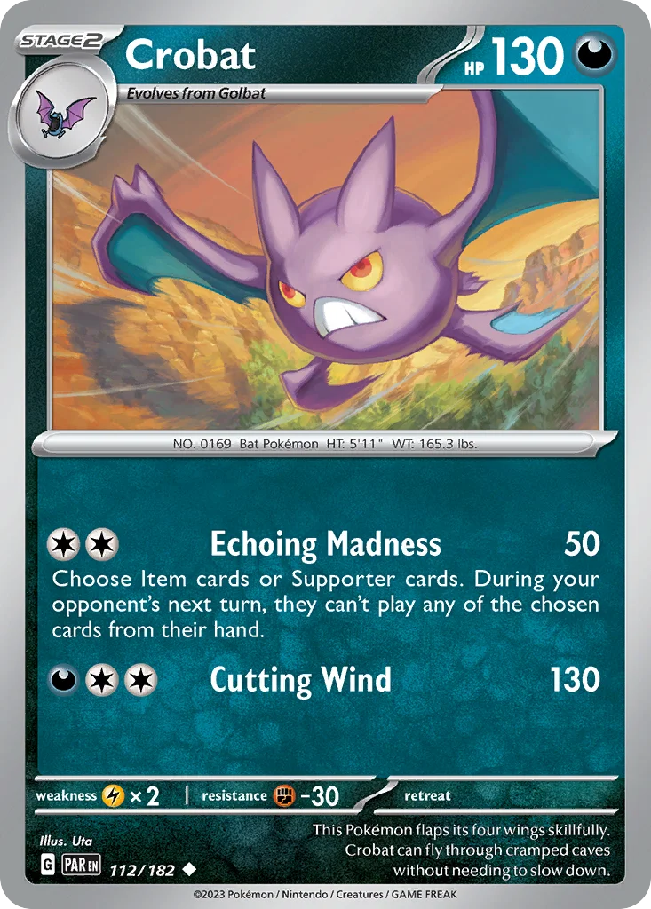 Crobat 112/182 Uncommon