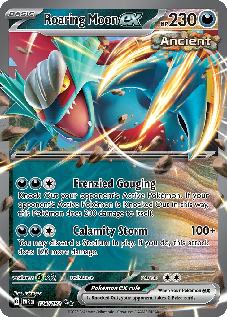 Roaring Moon ex 124/182 Double rare
