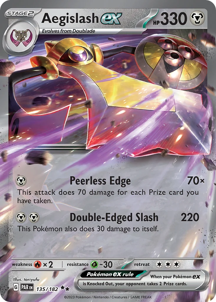 Aegislash ex 135/182 Double rare