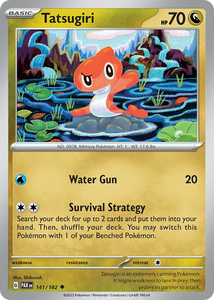 Tatsugiri 141/182 Uncommon