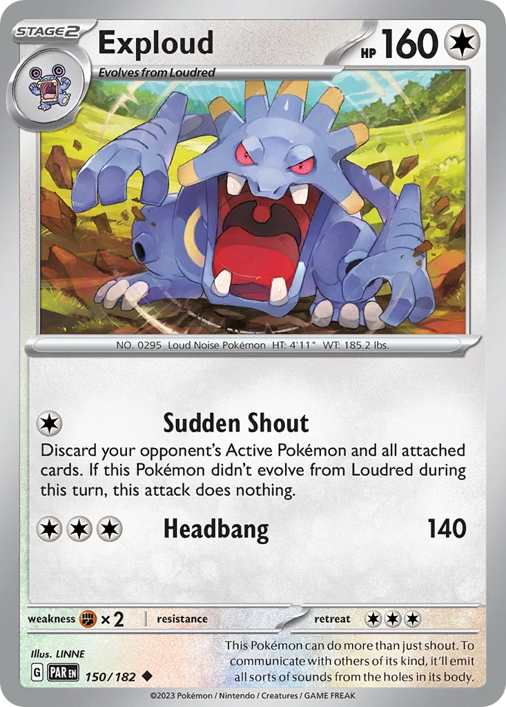 Exploud 150/182 Uncommon