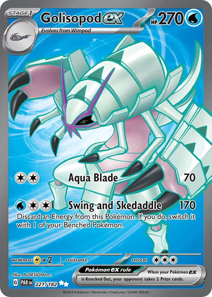 sv4-221 Golisopod ex 221/182 Ultra rare