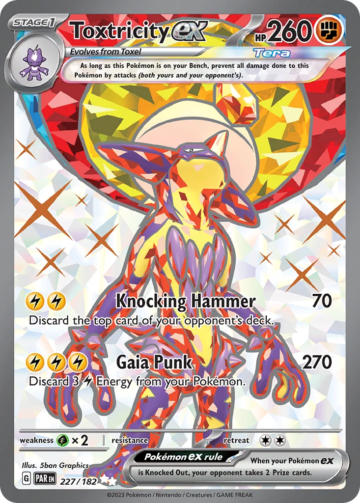 Toxtricity ex 227/182 Ultra rare