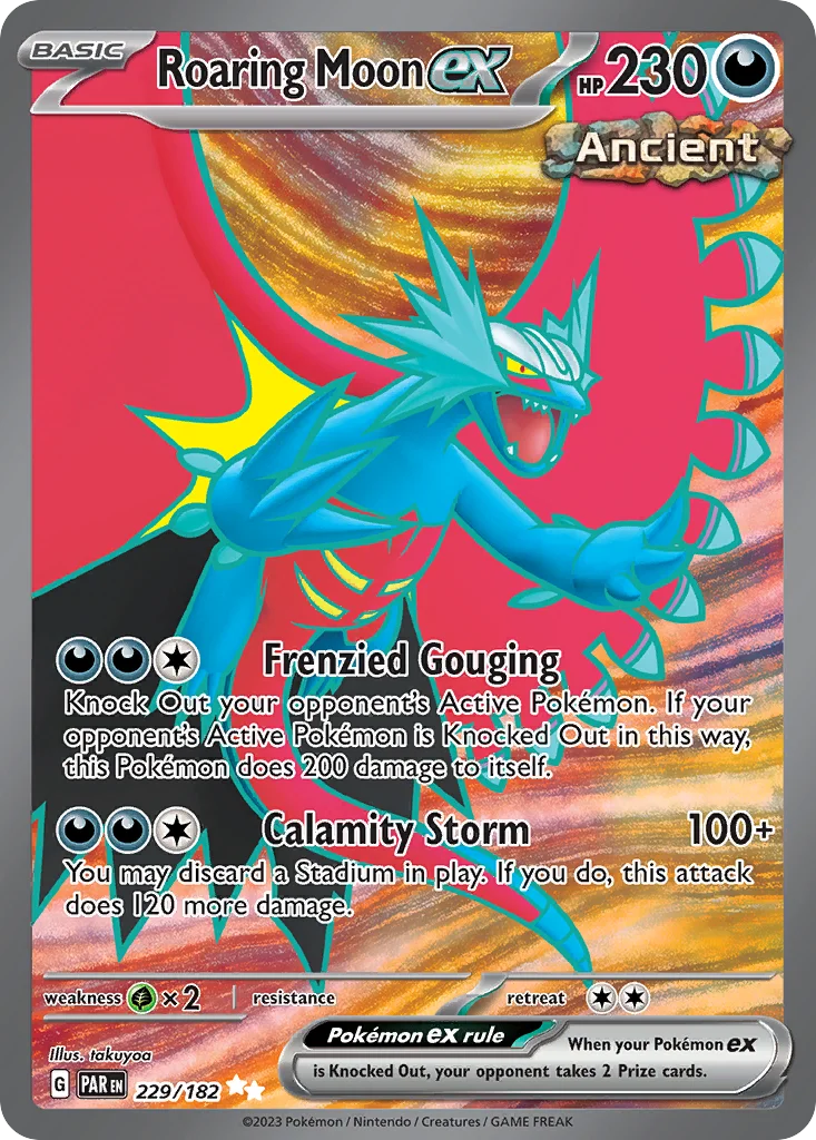 sv4-229 Roaring Moon ex 229/182 Ultra rare
