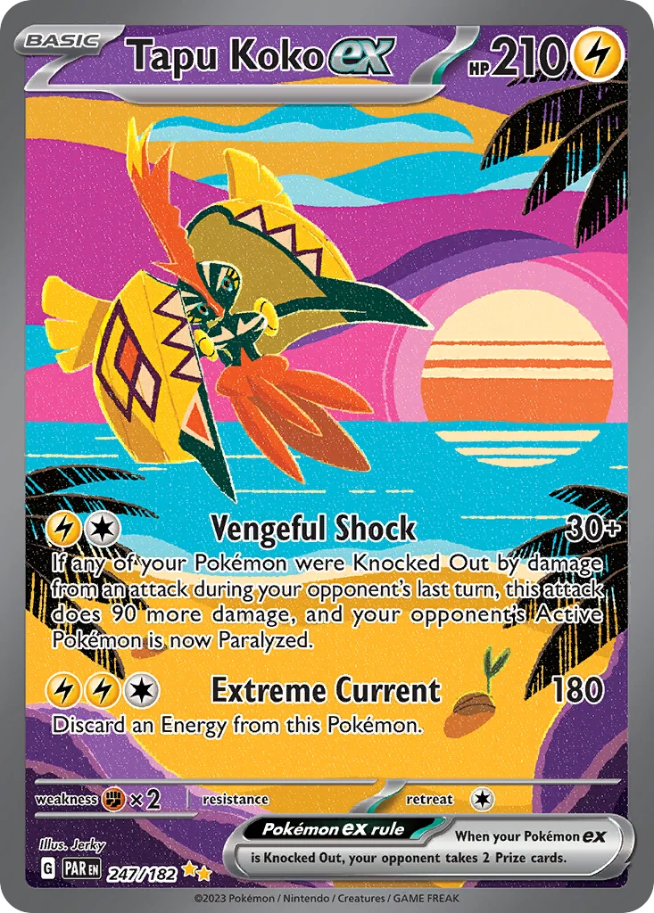 Tapu Koko ex 247/182 Special illustration rare