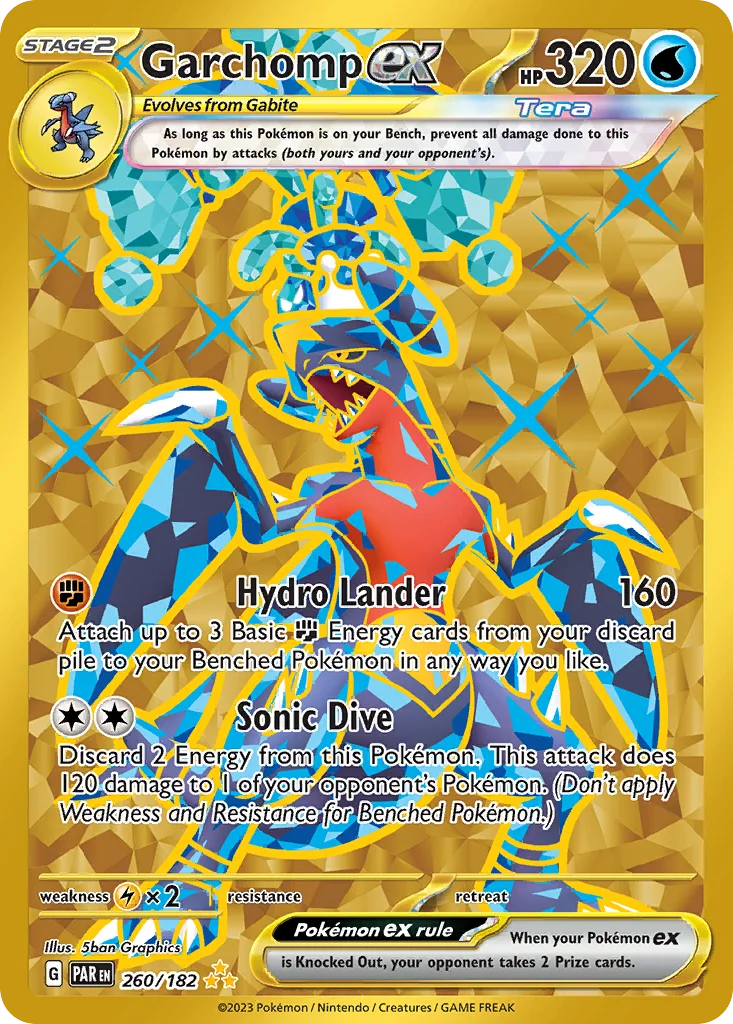 Garchomp ex 260/182 Hyper rare