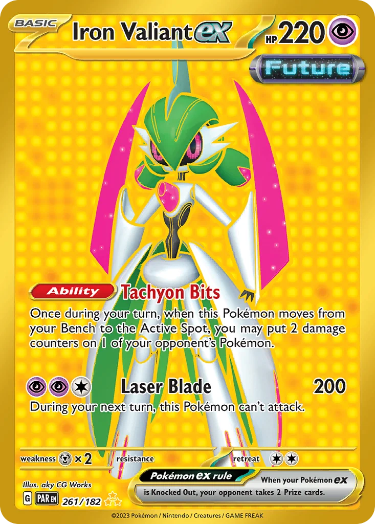 Iron Valiant ex 261/182 Hyper rare