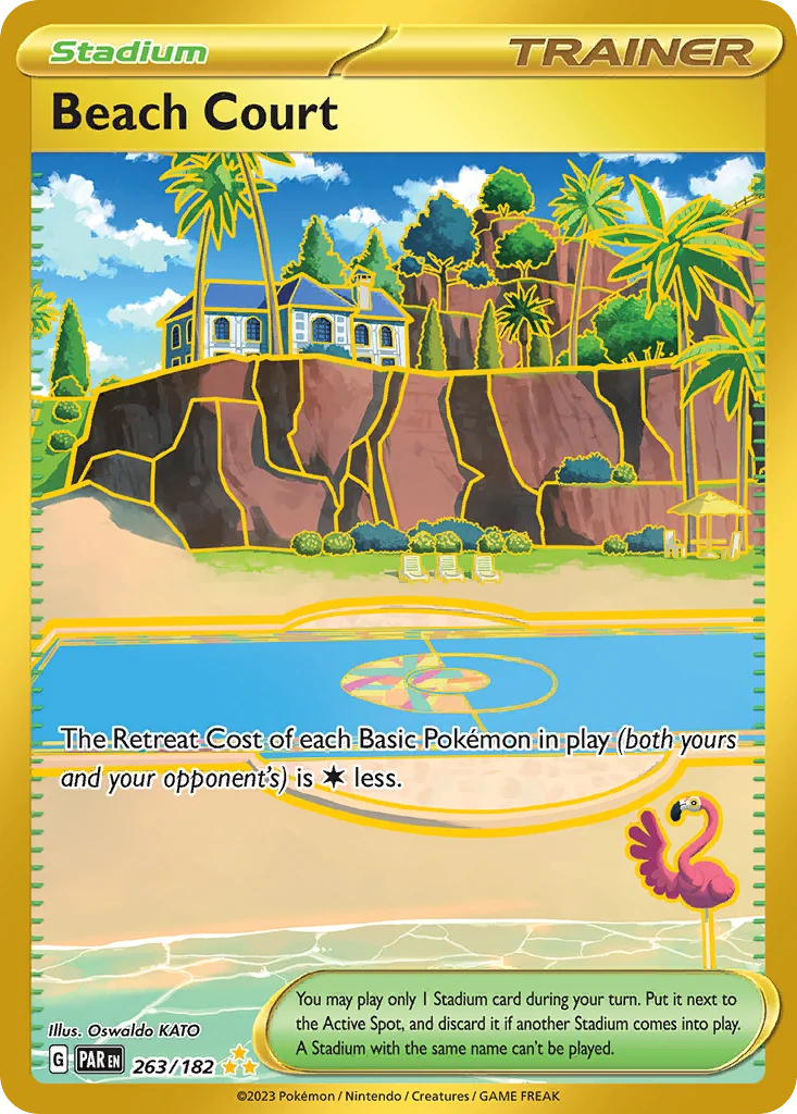 Beach Court 263/182 Hyper rare