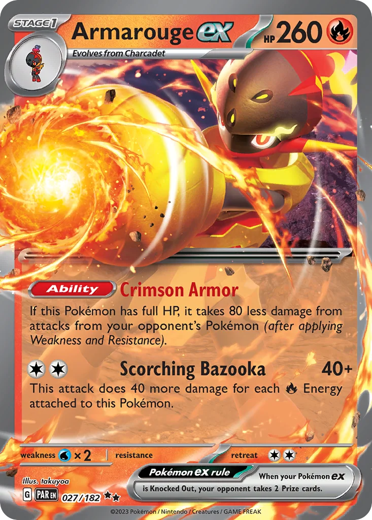 Armarouge ex 027/182 Double rare