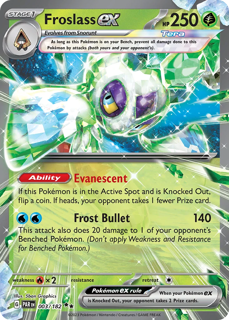 Froslass ex 003/182 Double rare