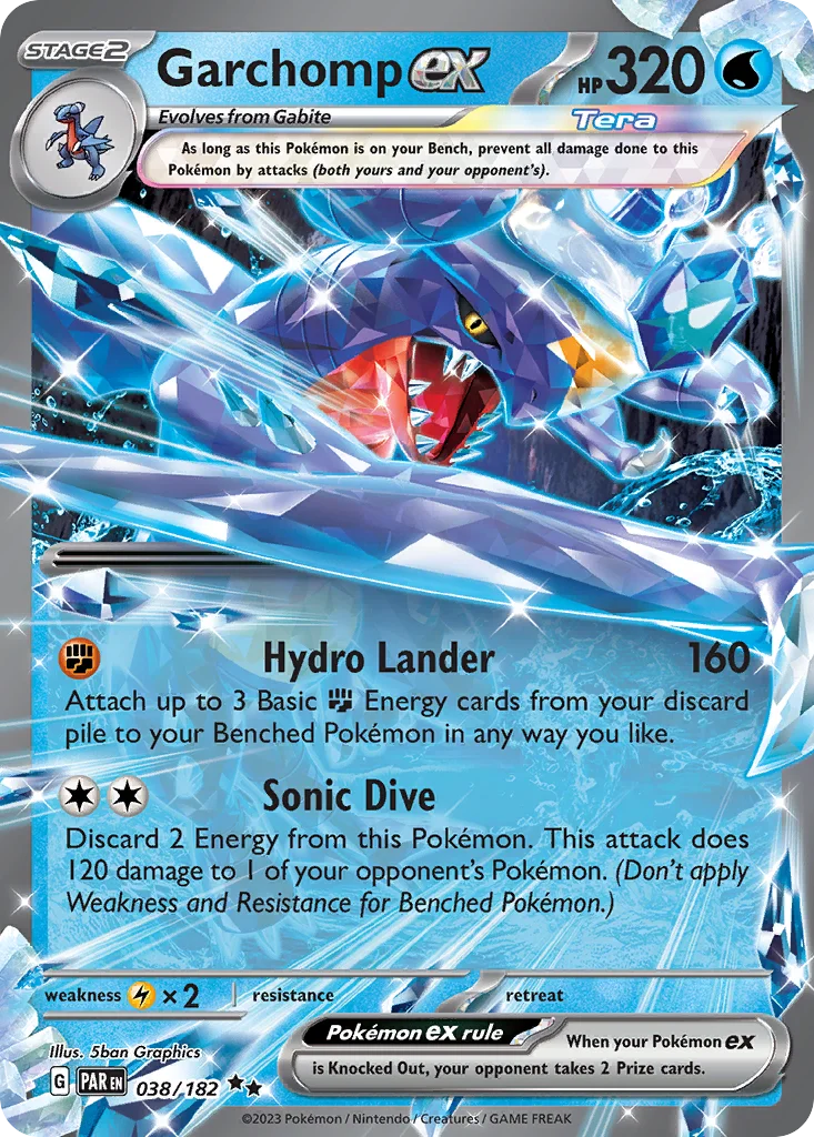 Garchomp ex 038/182 Double rare