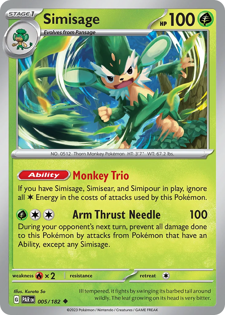 Simisage 005/182 Uncommon