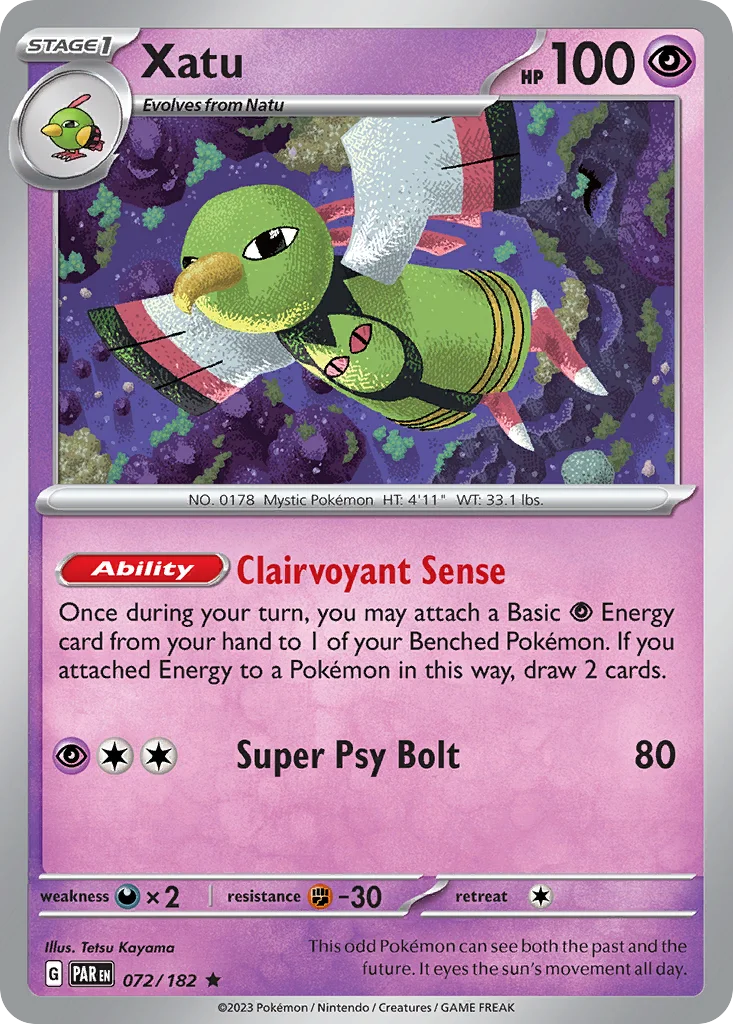 Xatu 072/182 Rare