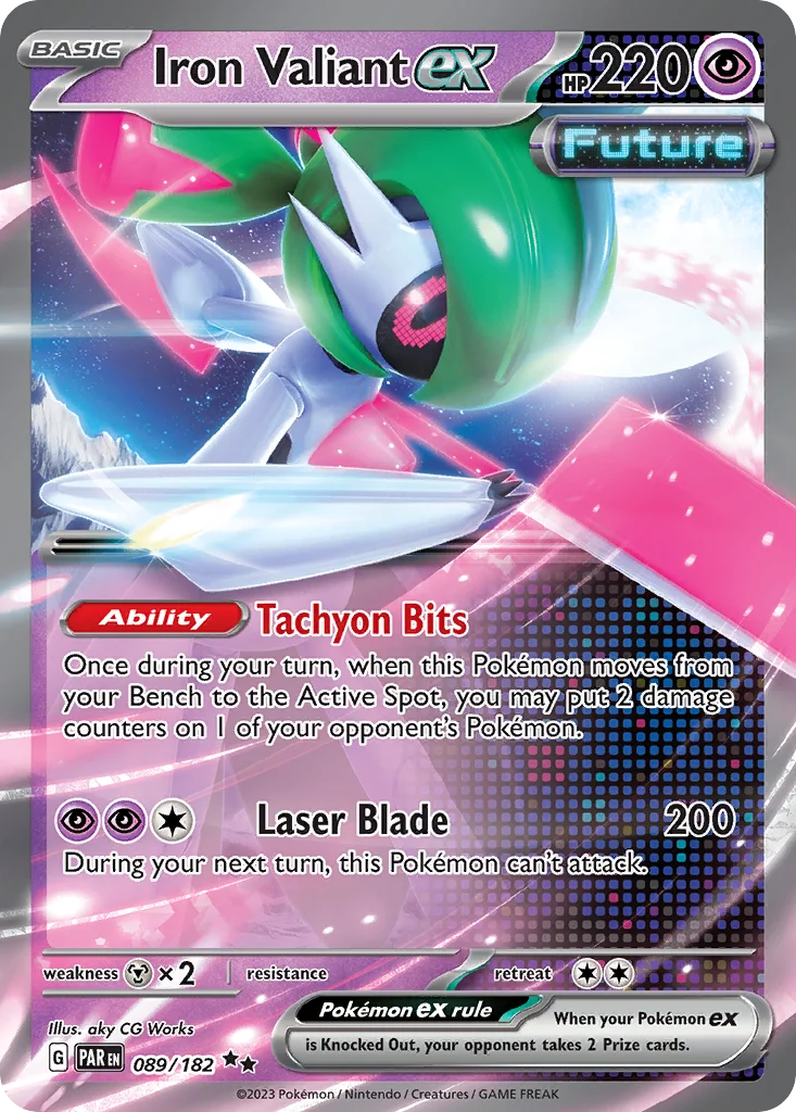 Iron Valiant ex 089/182 Double rare