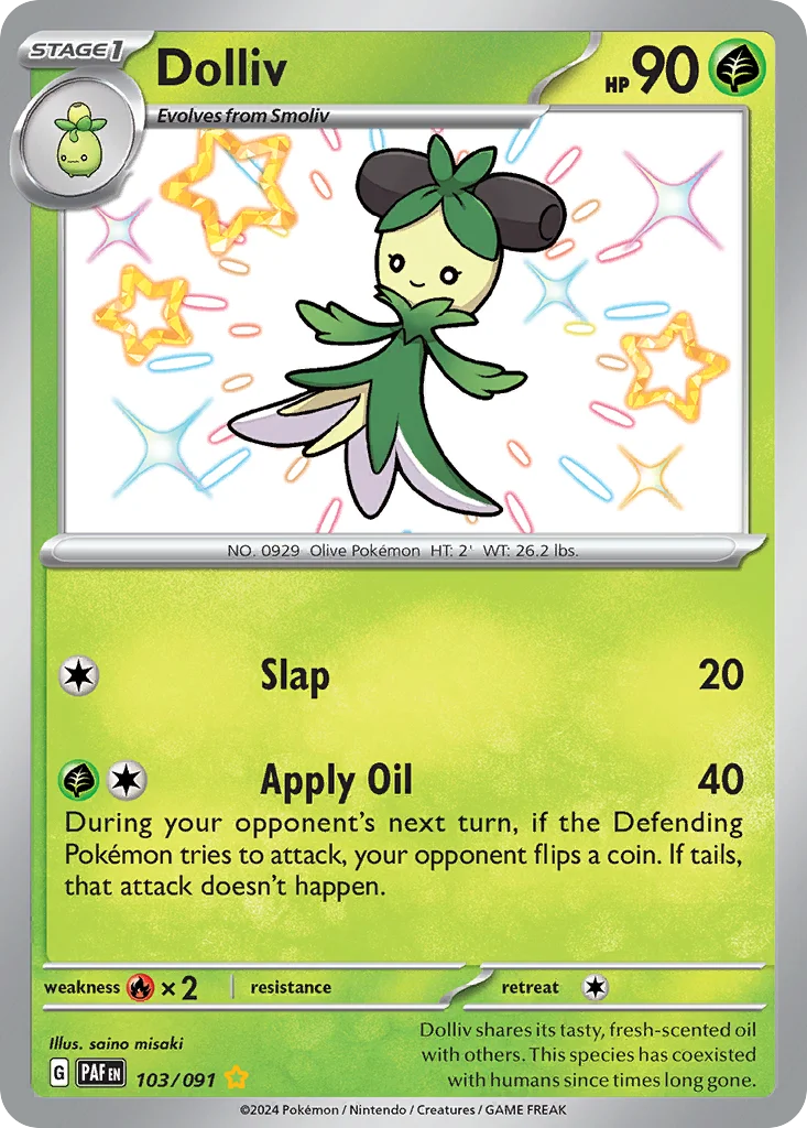 sv4pt5-103 Dolliv 103/091 Shiny rare