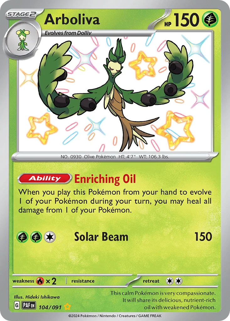 Arboliva 104/091 Shiny rare