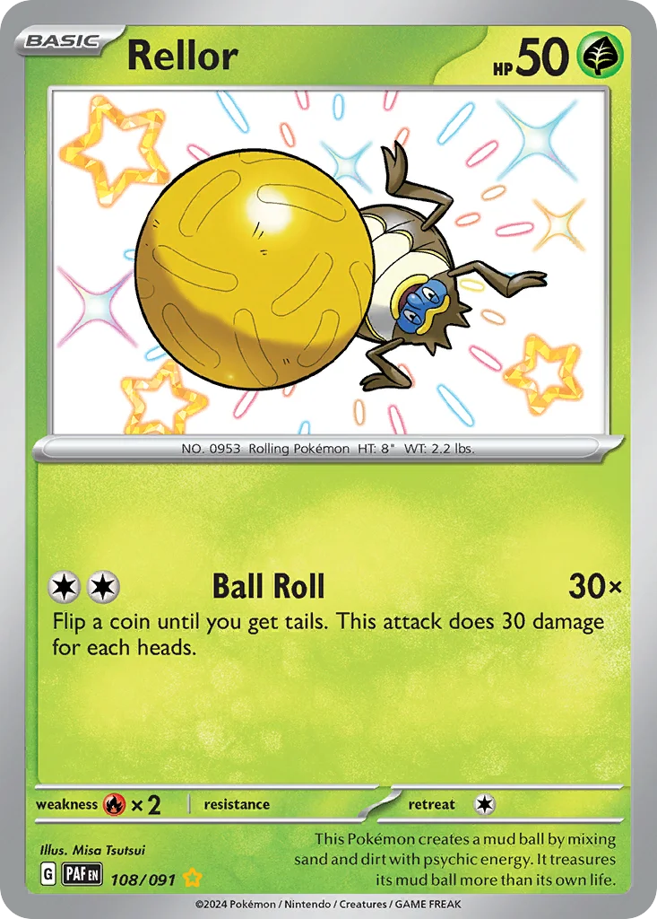 sv4pt5-108 Rellor 108/091 Shiny rare