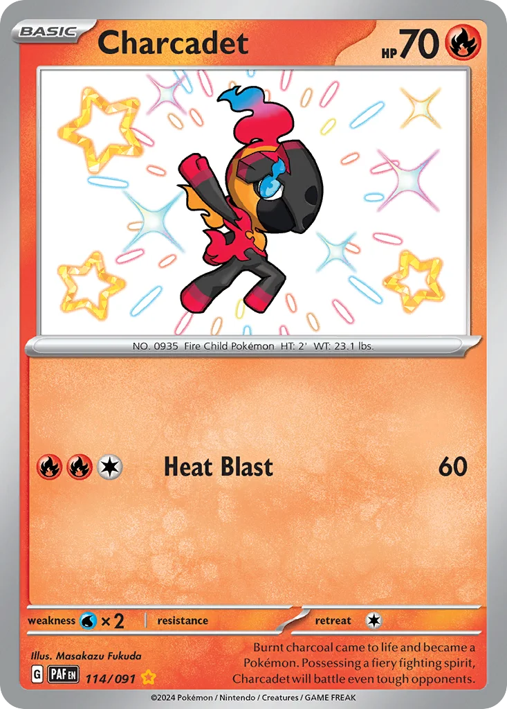 Charcadet 114/091 Shiny rare