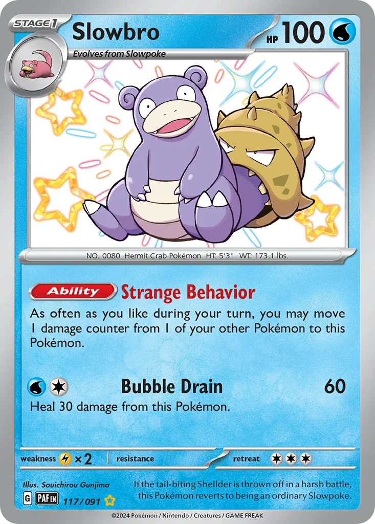 sv4pt5-117 Slowbro 117/091 Shiny rare